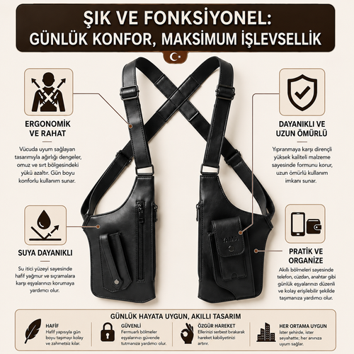 YAMA WEAR Çapraz Askılı Premium Çanta