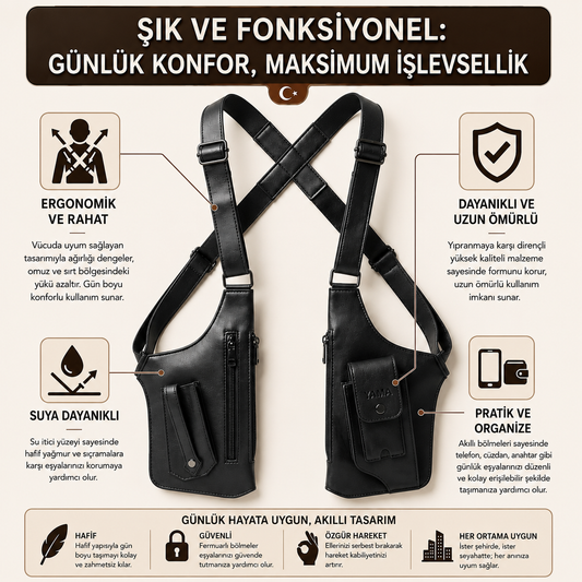 YAMA WEAR Çapraz Askılı Premium Çanta