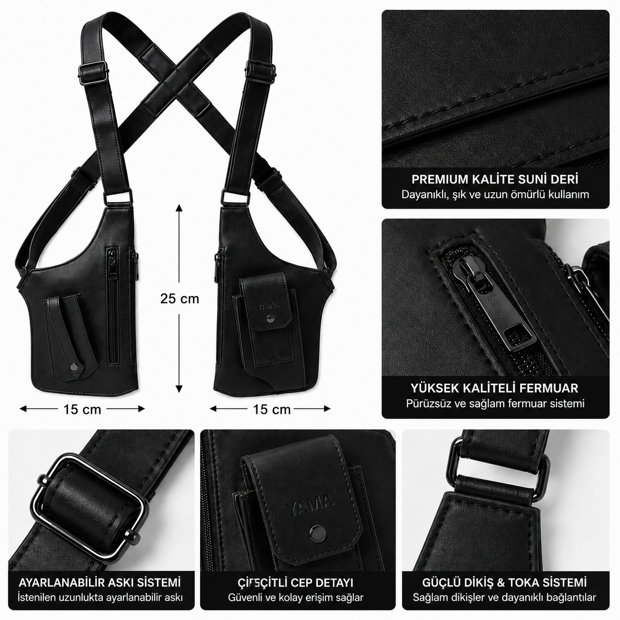 YAMA WEAR Çapraz Askılı Premium Çanta